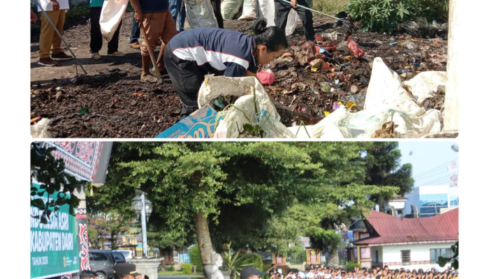 Dukung Gerakan ASRI Presiden, Pemkab Dairi Gelar Kerja Bakti Massal