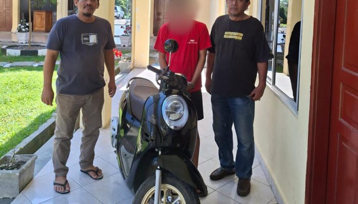 Jatanras Polres Simalungun Tangkap Pencuri Motor, Pelaku Ternyata Teman Korban