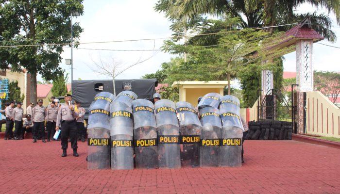 Polres Simalungun Latih Dalmas, Siap Jaga Kondusivitas Wilayah