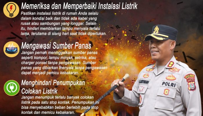 Kapolres Simalungun Imbau Warga Waspada Kebakaran Rumah