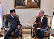 Prabowo–Raja Abdullah II Bahas Gaza dan Solusi Dua Negara