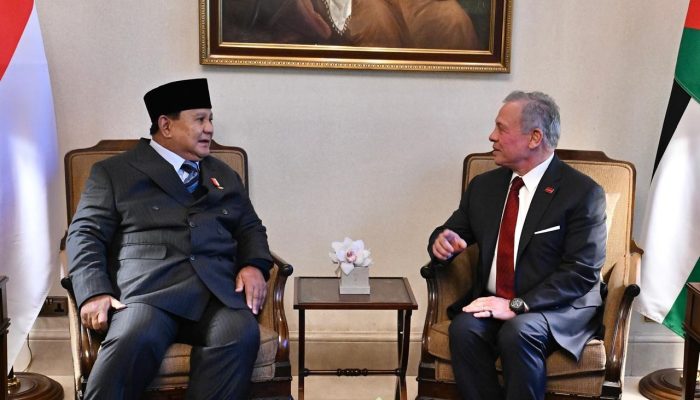 Prabowo–Raja Abdullah II Bahas Gaza dan Solusi Dua Negara