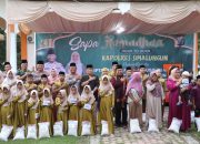 Kapolres Simalungun Santuni Anak Yatim dan Dhuafa, Ajak Warga Perangi Narkoba 