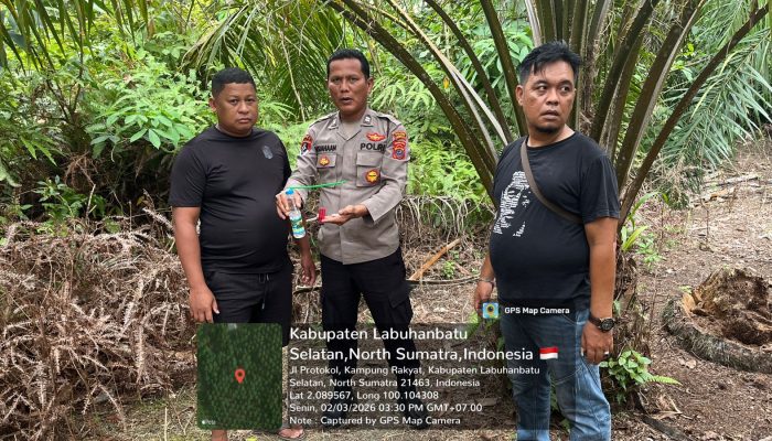 Tak Beri Ruang Narkoba, Polsek Kampung Rakyat Intensifkan GSN di Wilkum Labusel