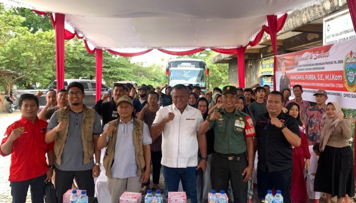 Sosialisasi Ranperda Kepemudaan, Mangapul Purba Dukung Pengembangan Sirkuit LA–KAT di Karang Sari