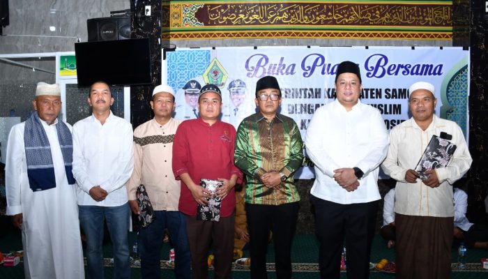 Bupati dan Wabup Samosir Buka Puasa Bersama Umat Muslim, Tekankan Kerukunan Antarumat Beragama