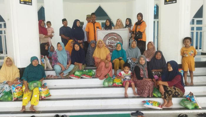 HSP Salurkan 40 Karung Beras dan Paket Sembako di Mesjid Baitun Na’im
