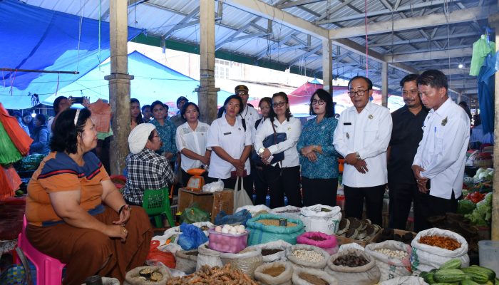 Wabup Samosir Pastikan Stok Bapokting Aman Jelang Idul Fitri 2026