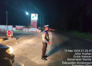 Cegah Balap Liar dan Begal, Satlantas Polres Simalungun Patroli Malam di Jalan Asahan