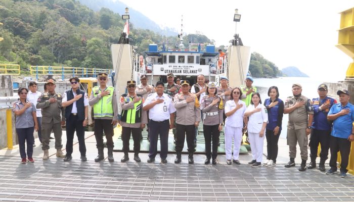 Hari ke-5 Operasi Ketupat Toba 2026, Kapolres Simalungun Cek Pos Pam dan Pelabuhan 
