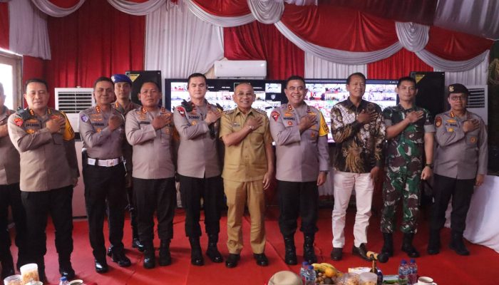 Kapolda Sumut Ikuti Arahan Kapolri dari Parapat, Kapolres Simalungun Dampingi Pengamanan Arus Balik