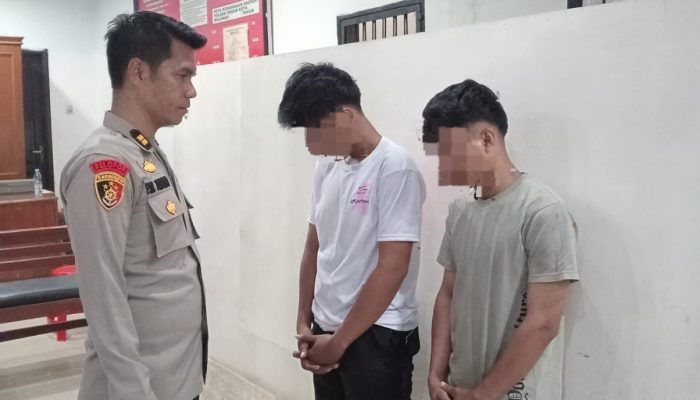 Tekab Polsek Medan Kota Tangkap Dua Remaja Pelaku Curanmor