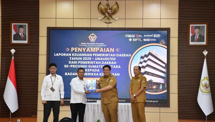 Tepat Waktu, Bupati Samosir Sampaikan LKPD 2025 ke BPK Sumut
