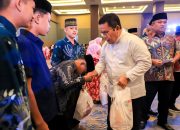 Wesly Silalahi Hadiri Halal Bihalal Sumut Bergiat, Salurkan 500 Paket Sembako untuk Anak Yatim