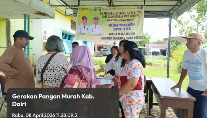 Pemkab Dairi Kembali Gelar Gerakan Pangan Murah untuk Warga
