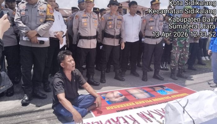 7 OKP Demo Polres Dairi, Desak Reformasi Penegakan Hukum