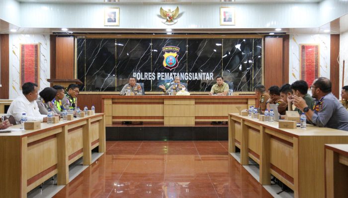 Kapolres Buka Rapat Persiapan Hari Jadi ke-155 Kota Pematangsiantar