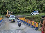 Wabup Dairi Tinjau Penanganan Longsor Jalinsum di Parbuluan V