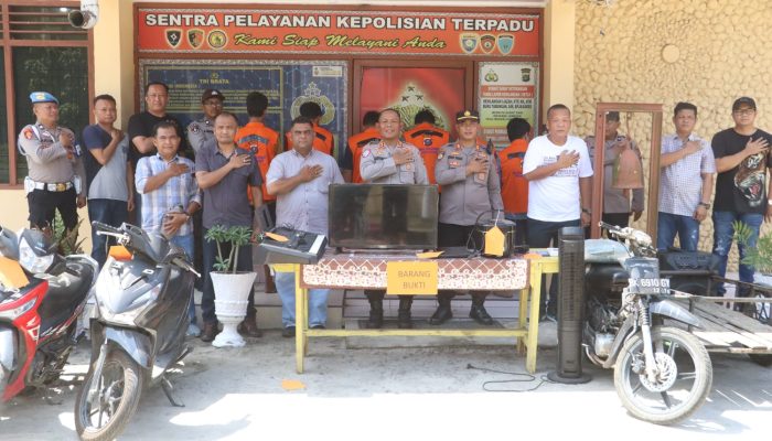 Polsek Gunung Malela Ungkap Jaringan Maling Serbabisa dan Curanmor