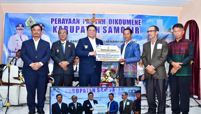 Paskah Oikoumene 2026 di Sitio-tio, Bupati Samosir Dekatkan Pelayanan ke Pelosok
