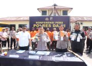 Polres Dairi Ungkap 31 Kasus Narkoba, 43 Tersangka Diamankan