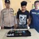 Polsek Dolok Batu Nanggar Tangkap Pengguna Sabu, 21 Klip Barang Bukti Diamankan