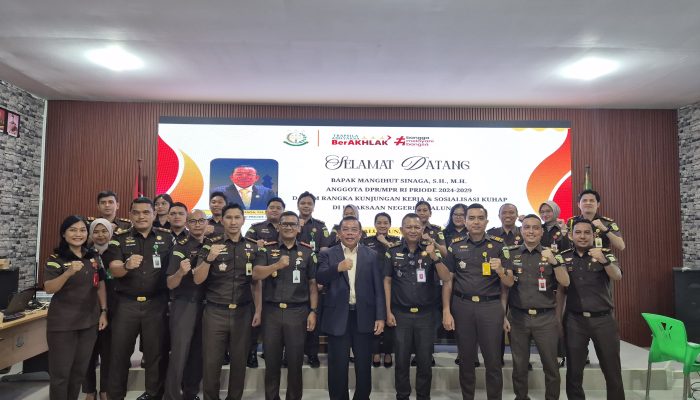 Kejari Simalungun Terima Kunjungan Komisi III DPR RI, Perkuat Implementasi KUHAP Nasional