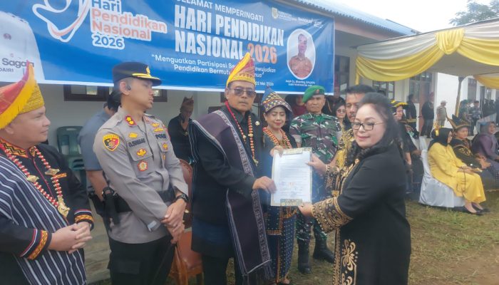 Warga Dairi Hibahkan Lahan PAUD di Peringatan Hardiknas 2026