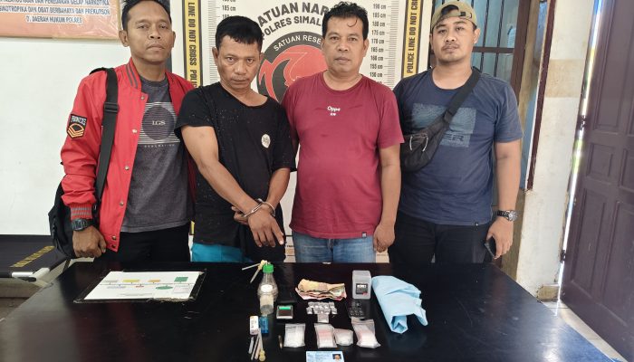 Residivis Sabu Lompat Tembok, Dibekuk Polsek Dolok Batu Nanggar