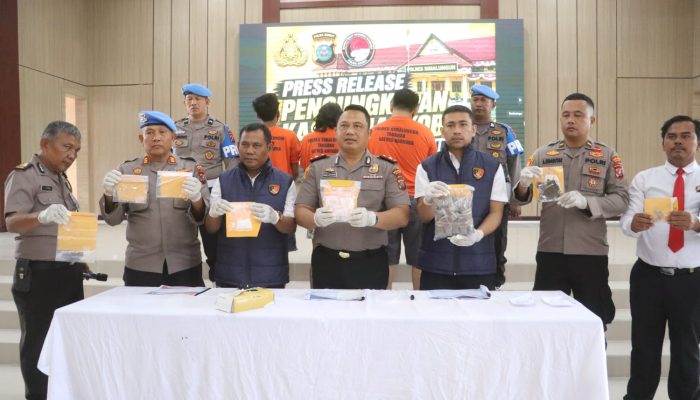 Sat Narkoba Polres Simalungun Bongkar Jaringan Narkoba, 245 Gram Sabu Disita