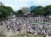 Pemko Pematangsiantar Gelar Sholat Idul Adha di Lapangan Adam Malik