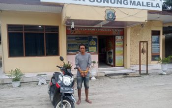 Pinjam Motor Teman Modus Beli Rokok, Pelaku Penggelapan di Gunung Malela Diringkus Kurang dari 48 Jam