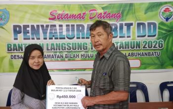 BLT Desa N-3 Aek Nabara Januari–Maret 2026 Disalurkan, Tiga KPM Terima Bantuan