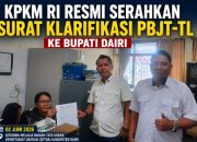 KPKM RI Layangkan Surat Klarifikasi PBJT-TL kepada Bupati Dairi
