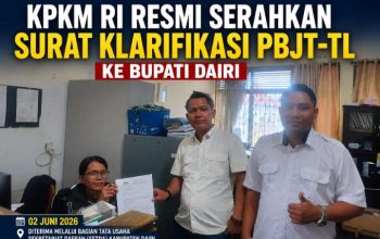 KPKM RI Layangkan Surat Klarifikasi PBJT-TL kepada Bupati Dairi