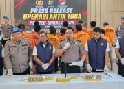 Operasi Antik Toba 2026, Polres Simalungun Ungkap 32 Kasus Narkoba dan Ringkus 53 Tersangka