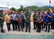 Pangdam I-BB bersama Bupati Tapanuli Utara Resmikan Jembatan Siualuompu 