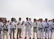 ‎Bupati JTP Hutabarat Resmikan Ujian Kenaikan Sabuk Kyu Wadokai, Diikuti 300 Karateka