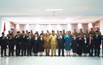 Wabup Taput Lantik 17 Pejabat Administrator, Perkuat Kinerja Perangkat Daerah