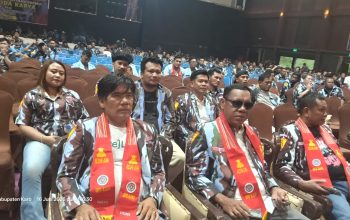 Perkuat Solidaritas Kader, Parmonangan Gultom Hadiri Pelantikan DPD IPK Karo