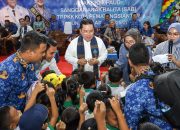 Wesly dan Bunda PAUD Lepas 784 Anak Didik PAUD-SAB se-Kota Pematangsiantar