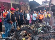 Wali Kota Wesly Tinjau Kebakaran Pasar Dwikora, 311 Kios Dilaporkan Hangus