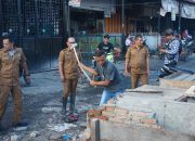 Pemko Pematangsiantar Bongkar Lapak Semi Permanen di Pasar Dwikora