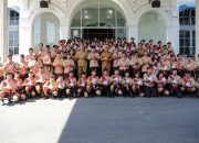 Sekda Lepas 75 Kontingen Pramuka Pematangsiantar ke Jambore Daerah Sumut XI