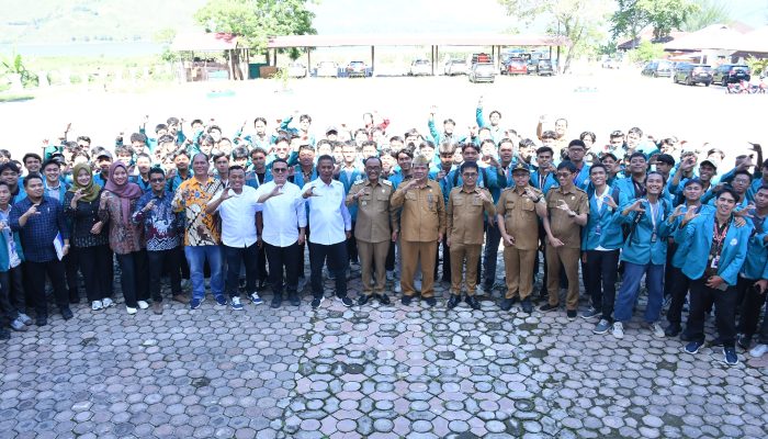 2.372 Mahasiswa KKN UNIMED Diserahkan ke Pemkab Samosir, Disebar di 59 Desa
