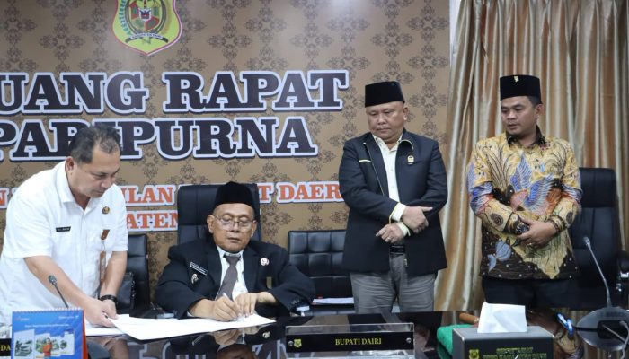 DPRD Dairi Sahkan Perda Pertanggungjawaban APBD 2025