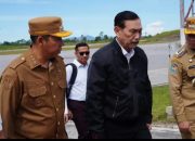 Bupati Taput Sambut Kunjungan Ketua DEN Luhut di Silangit