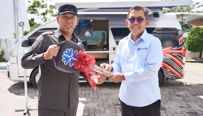 Pemkab Tapanuli Utara Terima Bantuan Mobil Pelayanan Pendapatan Daerah Keliling dari Sarulla Operations Ltd