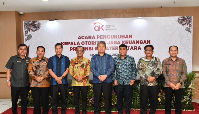 Wabup Samosir Hadiri Pengukuhan Kepala OJK Sumut