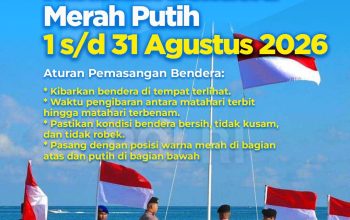 Polres Simalungun Ajak Warga Kibarkan Merah Putih Selama Agustus
